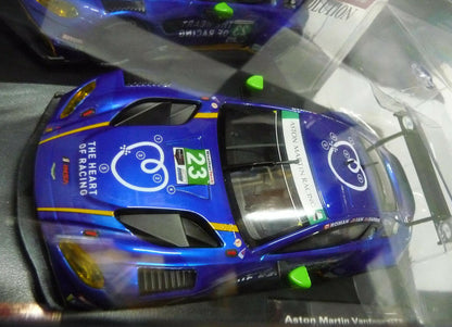 Carrera -  Evolution 1:32 - Aston Martin Vantage GT3 Heart Of Racing No23 - Slot Car Also Suits Scalextric