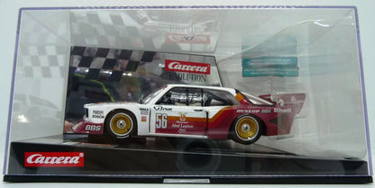 Carrera -  Evolution 1:32 - BMW 320 Turbo Team Schnitzer No56 Late 1980 - Slot Car Also Suits Scalextric