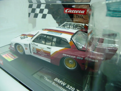 Carrera -  Evolution 1:32 - BMW 320 Turbo Team Schnitzer No56 Late 1980 - Slot Car Also Suits Scalextric