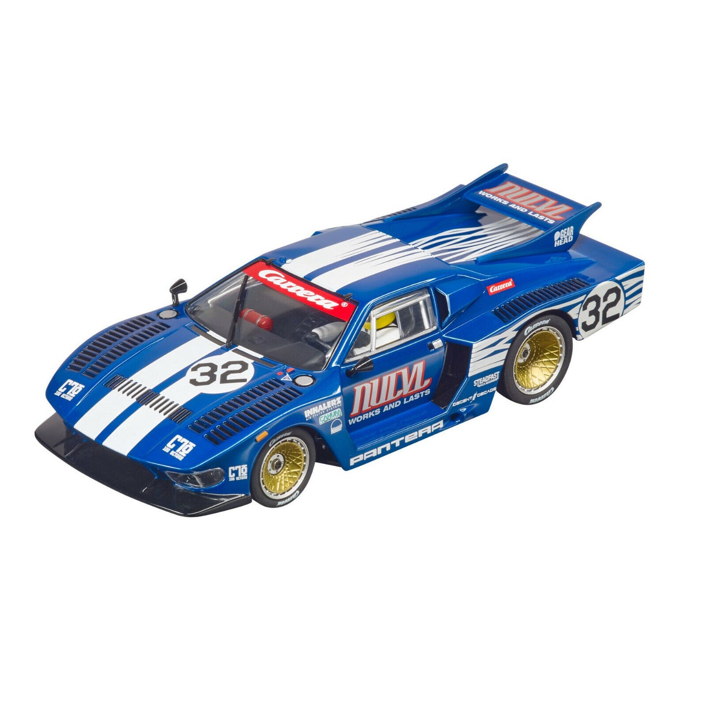Carrera -  Evolution 1:32 - De Tomaso Pantera Gr.5 No32 - Slot Car Also Suits Scalextric