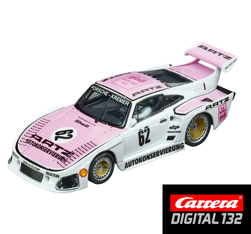 Carrera -  Evolution 1:32 - Porsche Kremer 935 No62 K3 - Slot Car Also Suits Scalextric