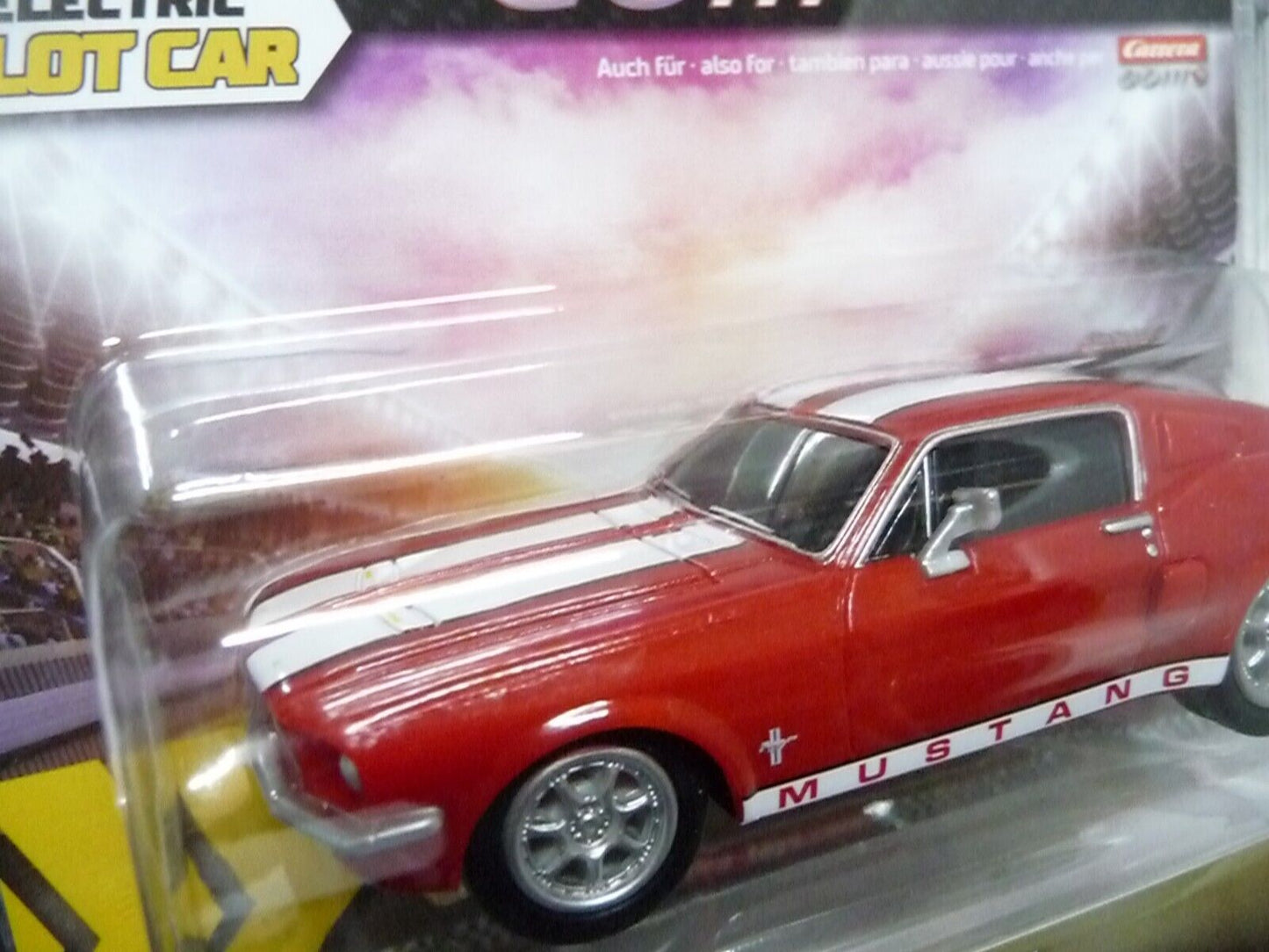 Carrera -  Go Ford Mustang 67 Racing Red Scale 1:43
