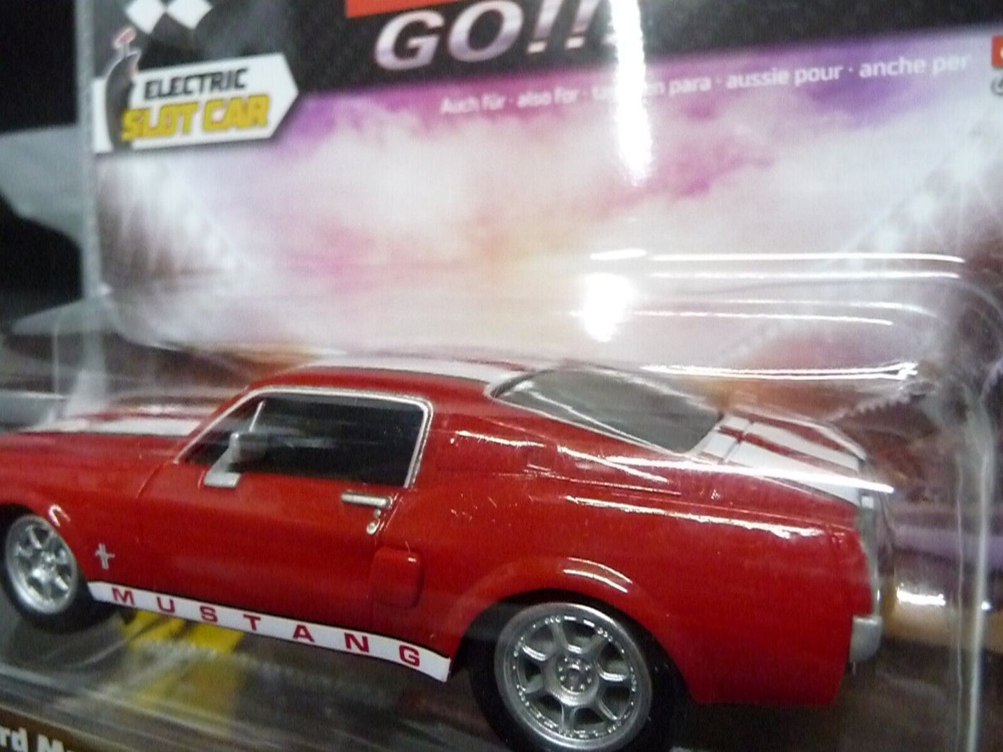 Carrera -  Go Ford Mustang 67 Racing Red Scale 1:43
