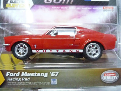 Carrera -  Go Ford Mustang 67 Racing Red Scale 1:43