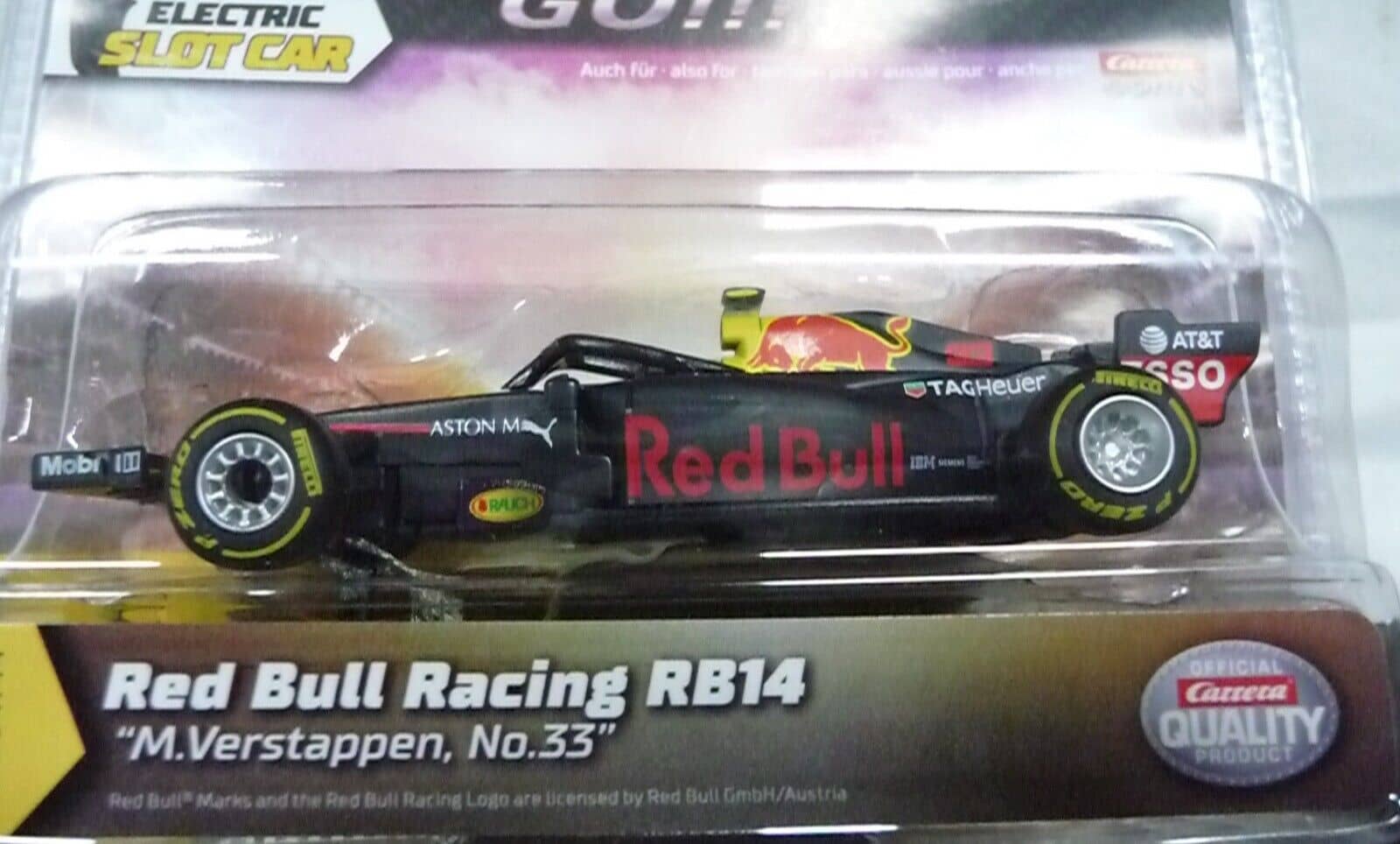Carrera - Go Red Bull Racing RB14 M.Verstappen No33 Scale 1:43