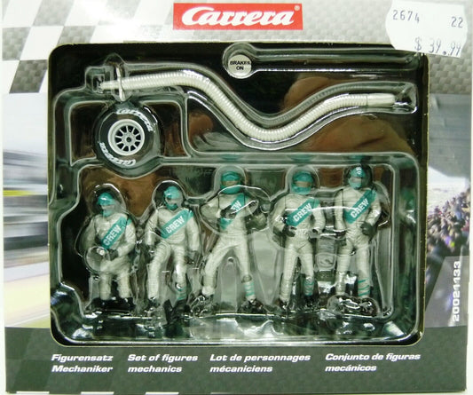 Carrera -  Set of Figures Mechanics Silver Scale 1:32