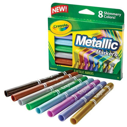 Crayola -  Metallic Markers 8 Pack