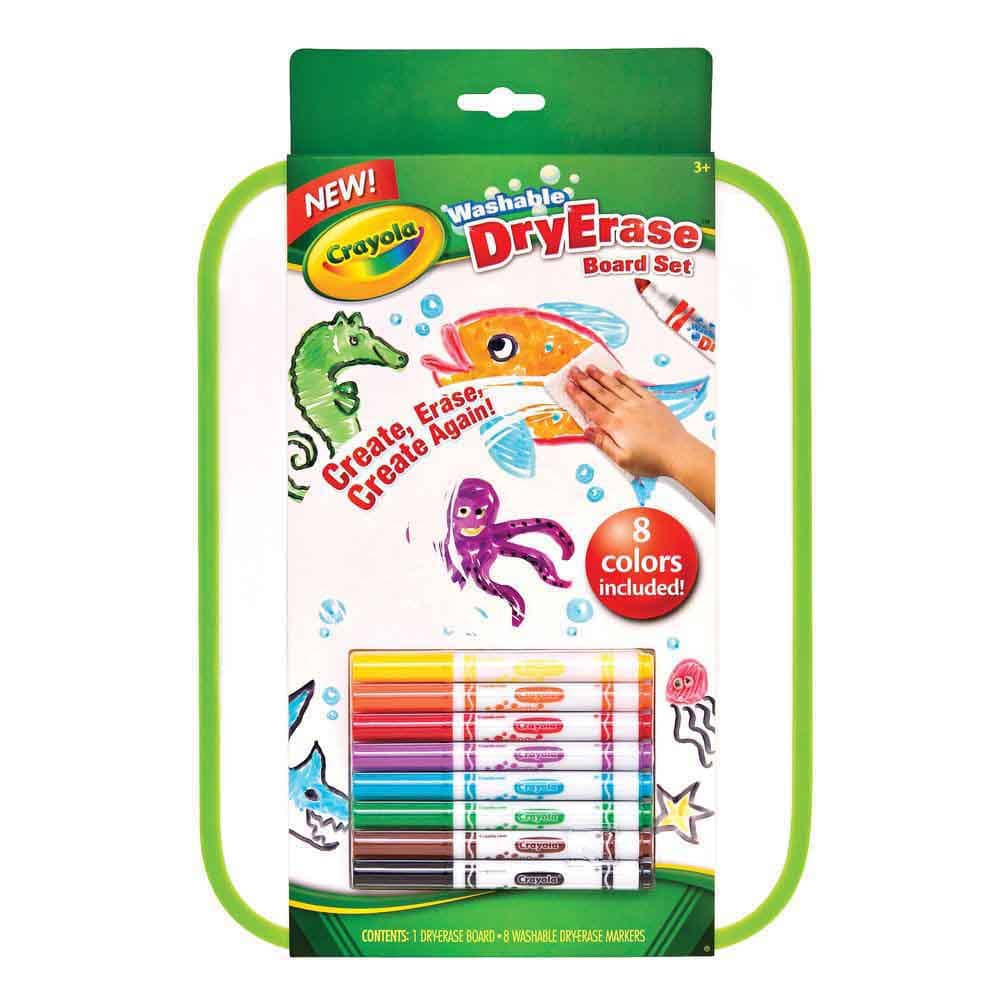 Crayola -  Dry Erase Board And 8 Washable Markers