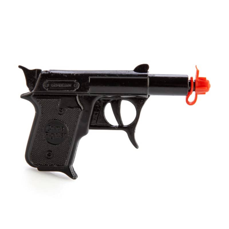 Black Metal Spud Gun Toy