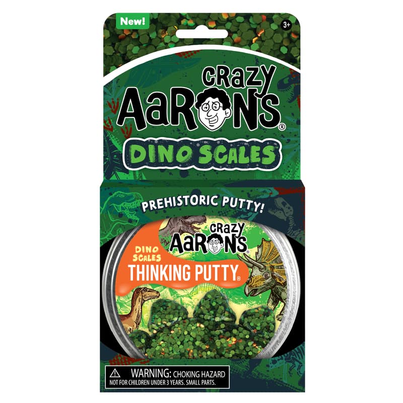 Crazy Aaron's -  Thinking Putty Dino Scales Trendsetters 4inch