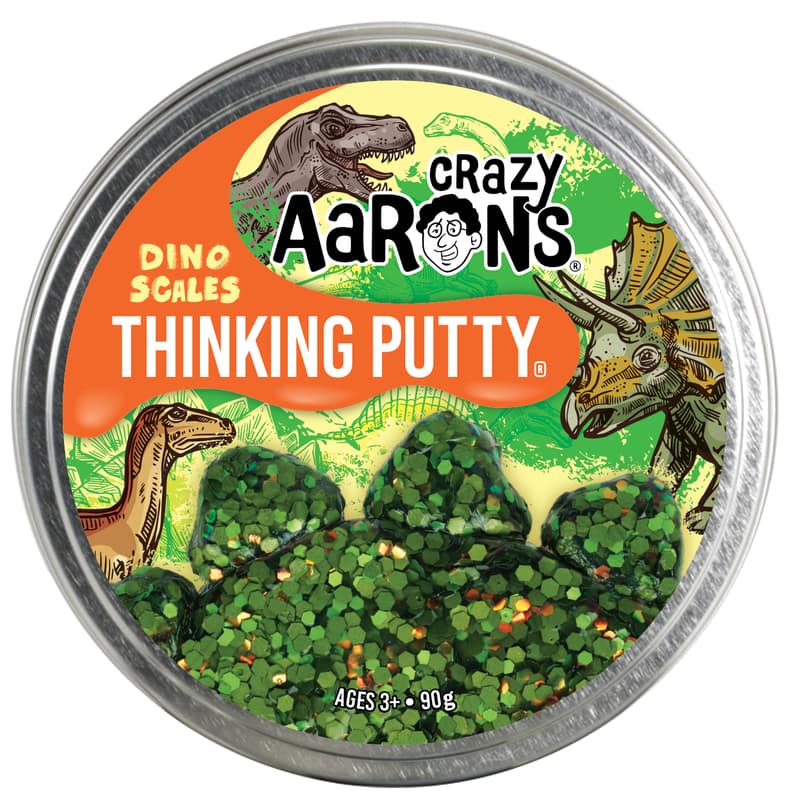 Crazy Aaron's -  Thinking Putty Dino Scales Trendsetters 4inch