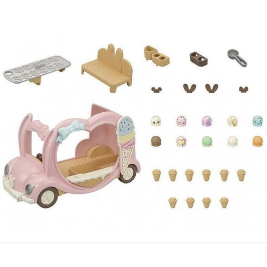 Sylvanian Families - Ice Cream Van Animal Doll Playset