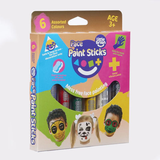 Little Brian -  Face Paint Sticks Classic 6 Pack