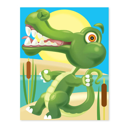 Melissa & Doug - Make-a-face Crazy Animals Sticker Pad