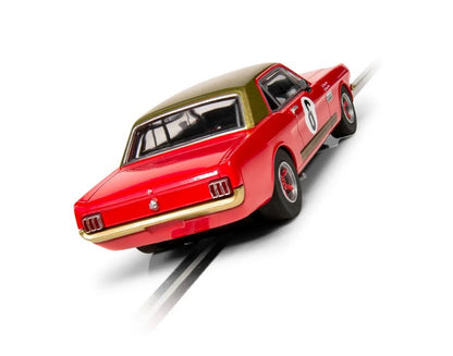 Scalextric -  C4339 Ford Mustang Alan Mann Henry Mann and Steve Soper slot car also suits Carrera