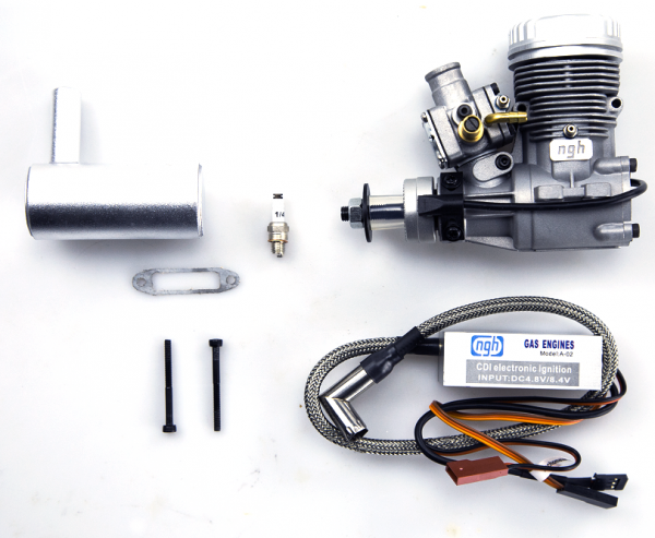 NGH GT09 PRO 9CC 2-STROKE GAS ENGINE W/MUFFLER