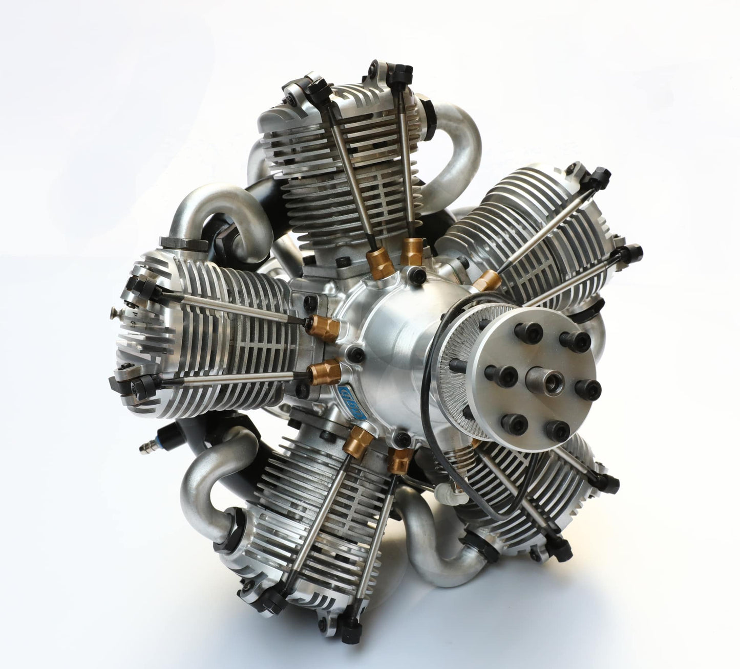 NGH - 150cc 4 Stroke 5 Cylinder Radial Gas Engine with Electronic Ignition including  exhaust collector ring