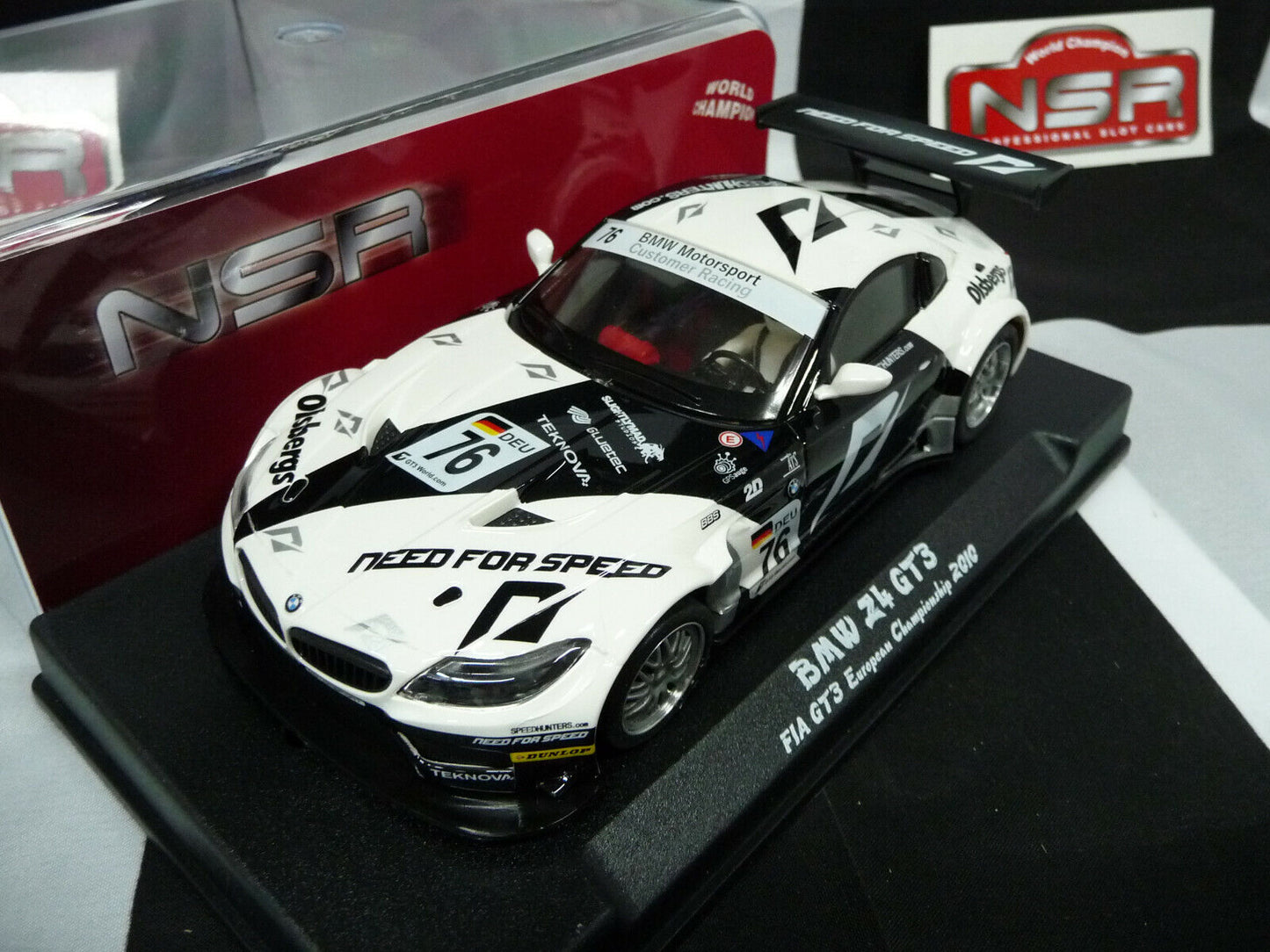 NSR -  1:32 0011AW BMW Z4 GT3 E89 FIA GT3 Euro Cup 2010 No.76 scalextric/carrera