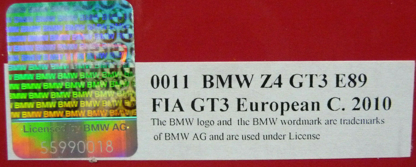 NSR -  1:32 0011AW BMW Z4 GT3 E89 FIA GT3 Euro Cup 2010 No.76 scalextric/carrera