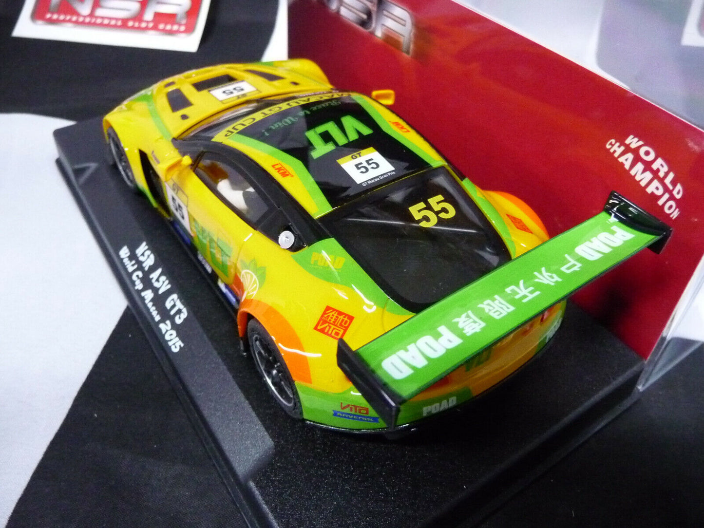 NSR -  1:32 0037AW ASV GT3 World Cup Macau 2015 No.55 slot car also suits  scalextric/carrera