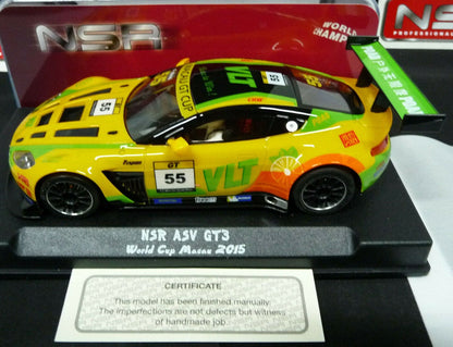 NSR -  1:32 0037AW ASV GT3 World Cup Macau 2015 No.55 slot car also suits  scalextric/carrera