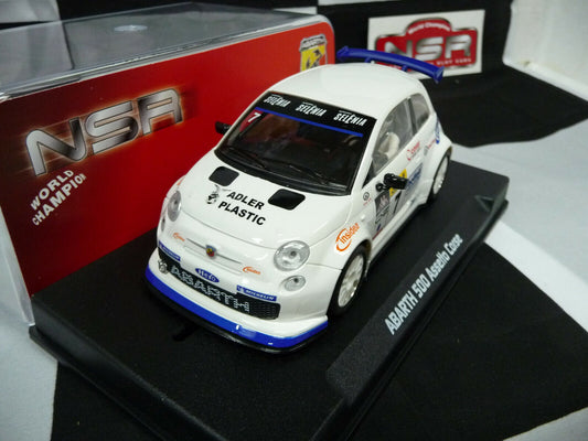 NSR -  1:32 0040SW Abarth 500 Assetto Corse Selenia No7 slot car also suits  scalextric/carrera