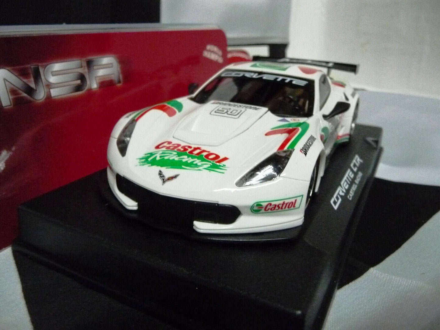 NSR -  1:32 0108SW Corvette C7R Castrol Racing No.50 slot car also suits  scalextric/carrera