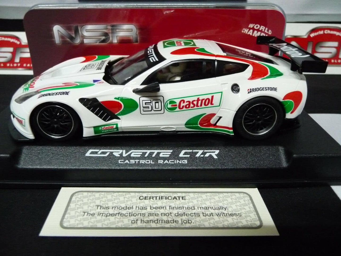 NSR -  1:32 0108SW Corvette C7R Castrol Racing No.50 slot car also suits  scalextric/carrera