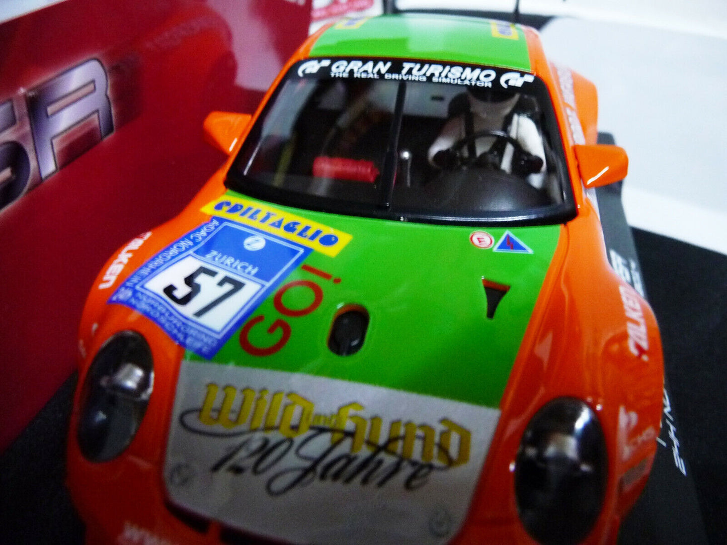 NSR -  1:32 0110AW Porsche 997 RSR N/Berg 2014 24H No.57 slot car also suits  scalextric/carrera