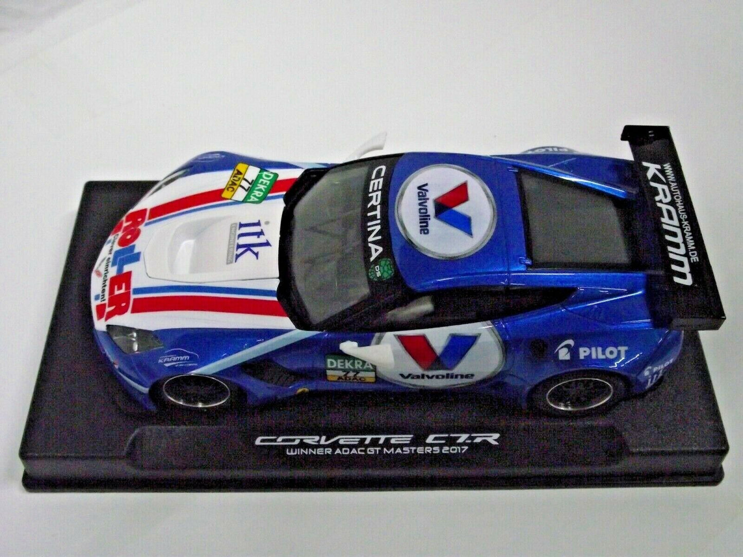 NSR - 1:32 0113 Corvette C7R Win.Adac GT Master 17 No.77 slot car also suits scalextric/carrera