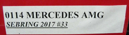 NSR -  1:32 0114SW Mercedes - AMG Sebring 2017 No.33 slot car also suits  scalextr/carrera
