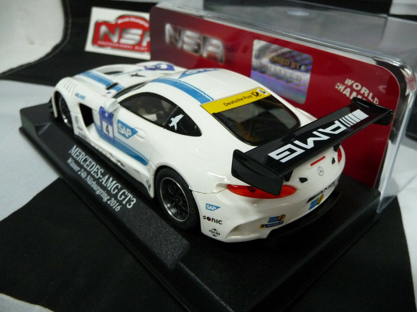 NSR -  1:32 0122 Mercedes AMG Winner 24h Nurburgring 2016 No.4 scalextr/carrera