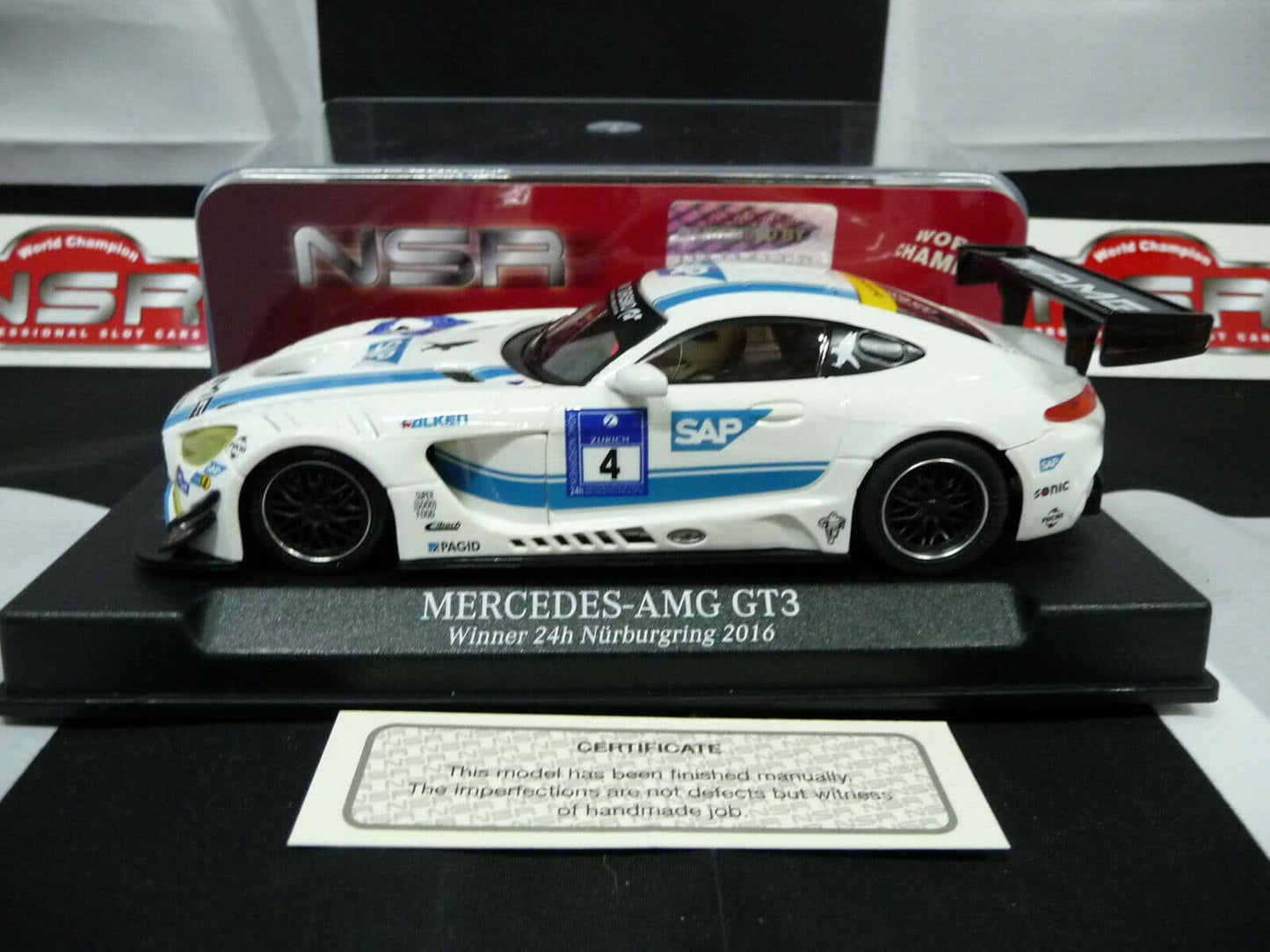 NSR -  1:32 0122 Mercedes AMG Winner 24h Nurburgring 2016 No.4 scalextr/carrera