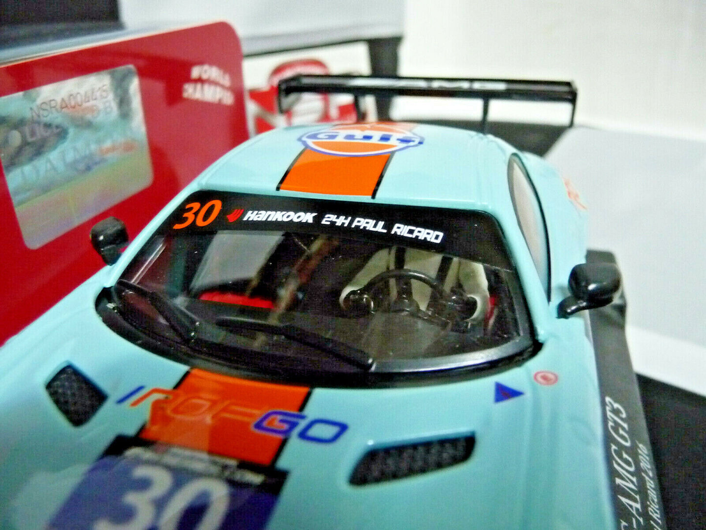 NSR -  1:32 0153SW Mercedes AMG Gulf Ed 24H Paul Rickard No.30 scalextri/carrera