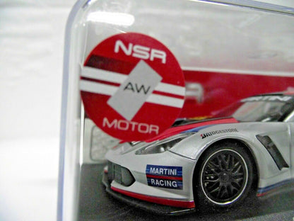 NSR -  1:32 0160AW Corvette C7R Martini Racing Grey No.22 slot car also suits  scalextric/carrera
