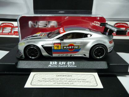 NSR -  1:32 0171 ASV GT3 Martini Racing Grey No.71 slot car also suits  scalextric/carrera