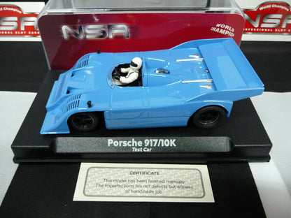 NSR -  1:32 0178SW Porsche 917/10K Blue Test Car slot car also suits  scalextr/carrera