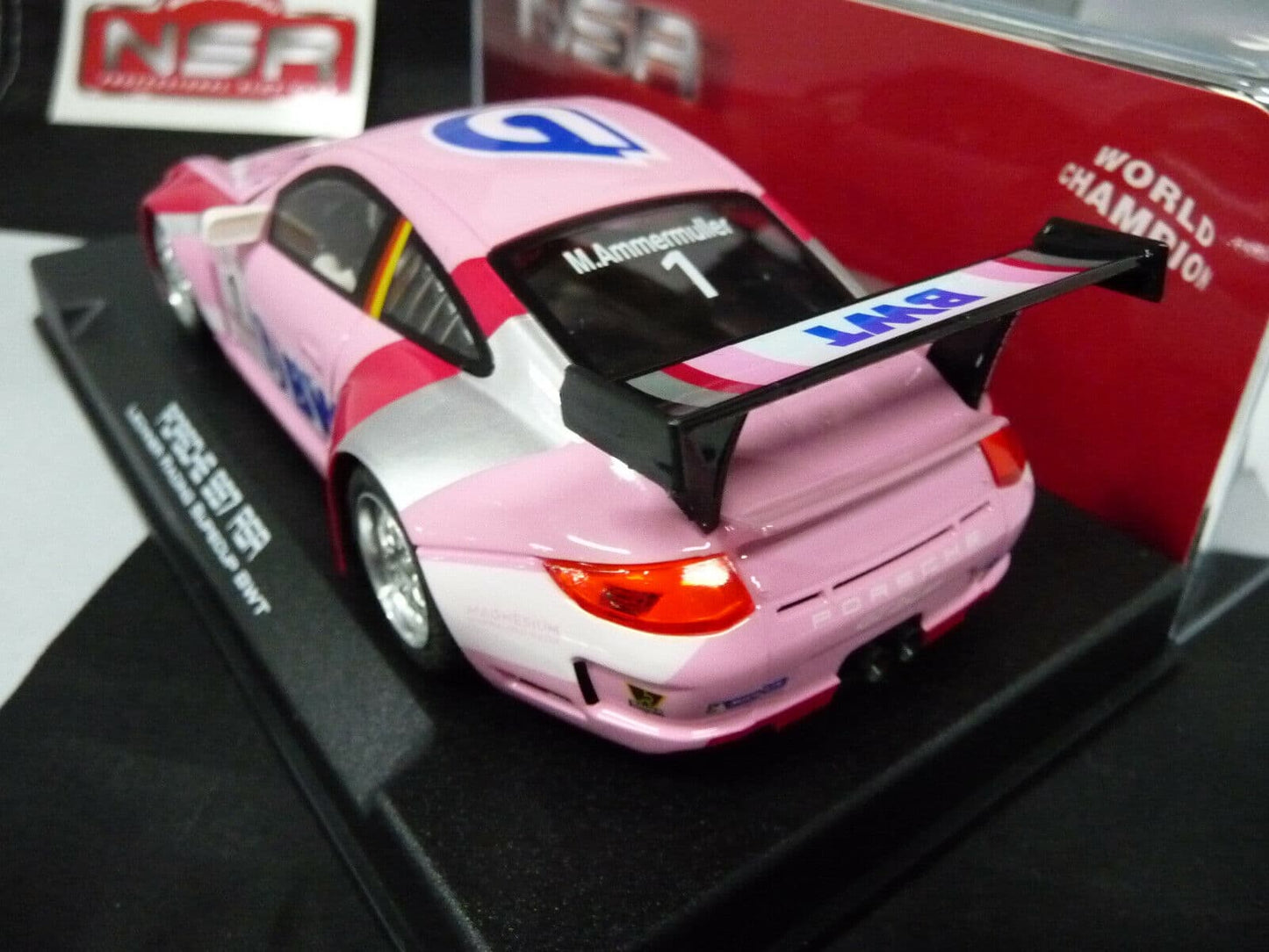 NSR -  1:32 0187AW Porsche 997 Super Cup BWT M.Ammermuller No.1 scalextric/carrera