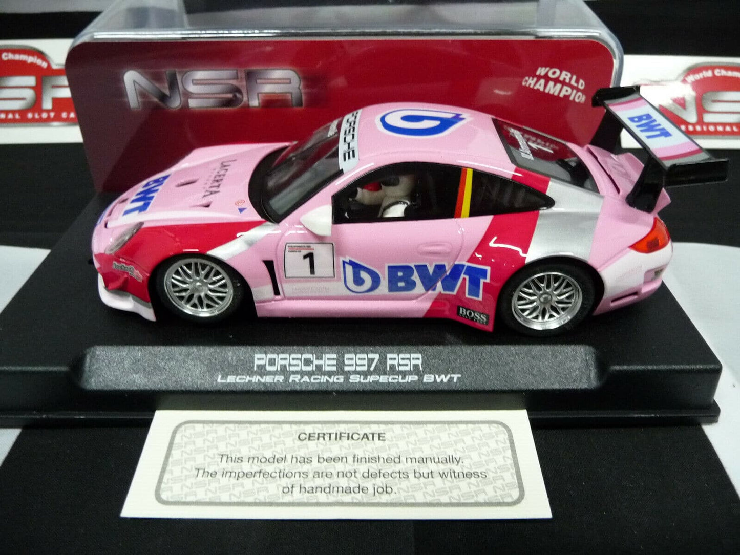 NSR -  1:32 0187AW Porsche 997 Super Cup BWT M.Ammermuller No.1 scalextric/carrera