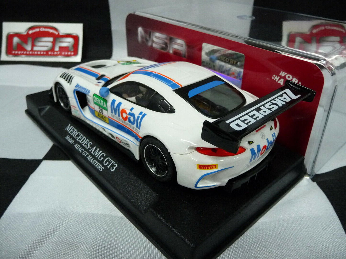 NSR -  1:32 0189AW Mercedes-AMG GT3 Mobil ADAC GT MASTERS No20 slot car also suits  scalex/carrera