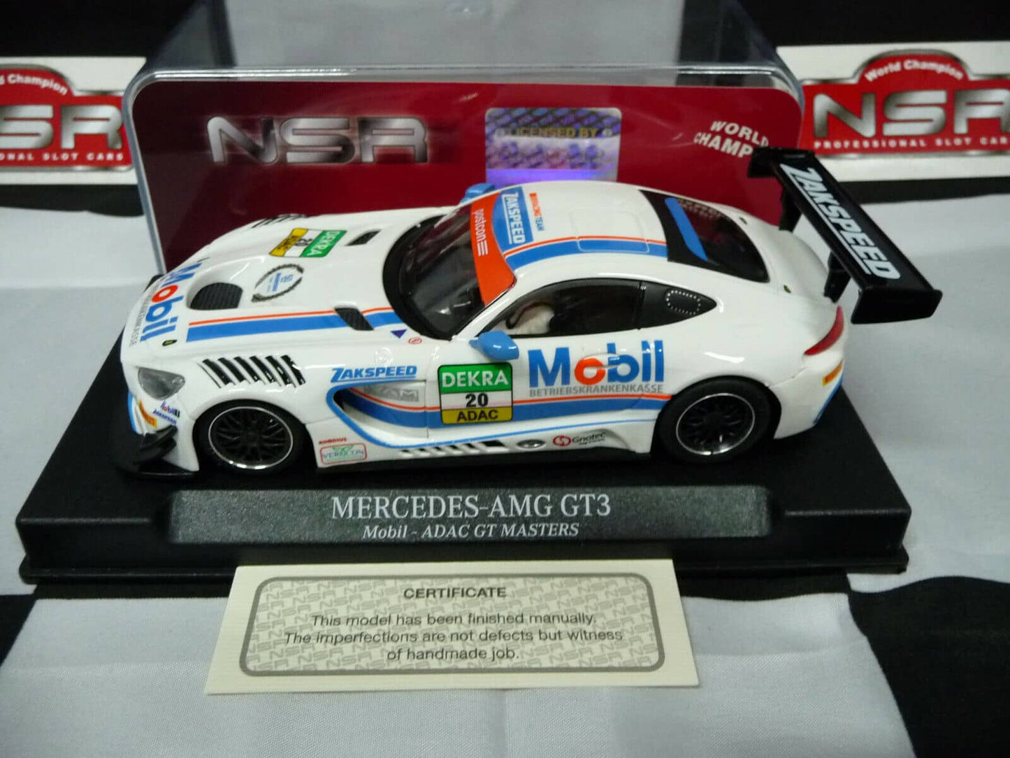 NSR -  1:32 0189AW Mercedes-AMG GT3 Mobil ADAC GT MASTERS No20 slot car also suits  scalex/carrera