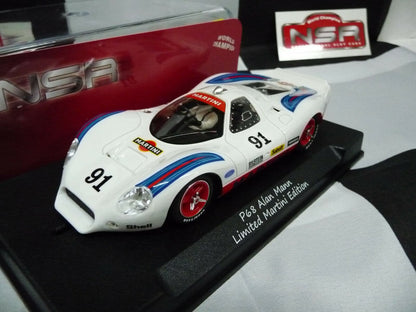 NSR -  1:32 0191SW P68 FORD Martini Racing WHITE No.91 slot car also suits  scalex/carrera
