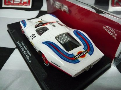 NSR -  1:32 0191SW P68 FORD Martini Racing WHITE No.91 slot car also suits  scalex/carrera