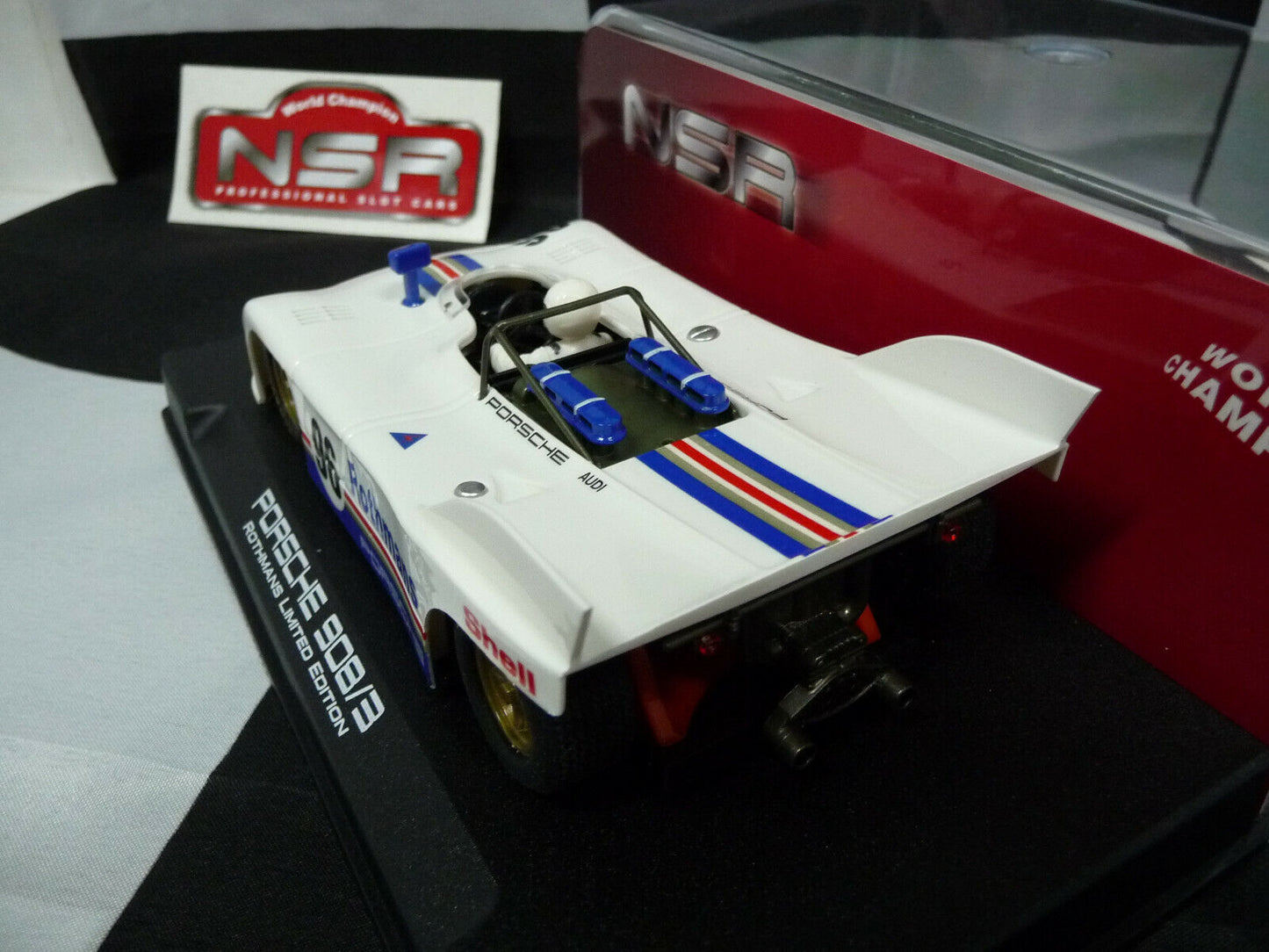 NSR -  1:32 0196SW Porsche 908/3 Rothmans Limited Ed No.96 slot car also suits  scalextric/carrera