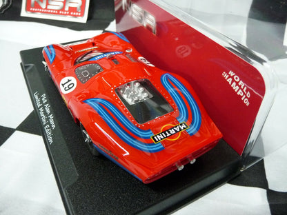 NSR -  1:32 0219SW P68 FORD Martini Racing RED No.19 slot car also suits  scalex/carrera