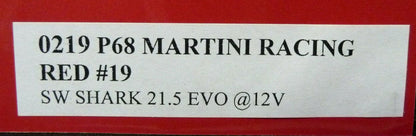 NSR -  1:32 0219SW P68 FORD Martini Racing RED No.19 slot car also suits  scalex/carrera