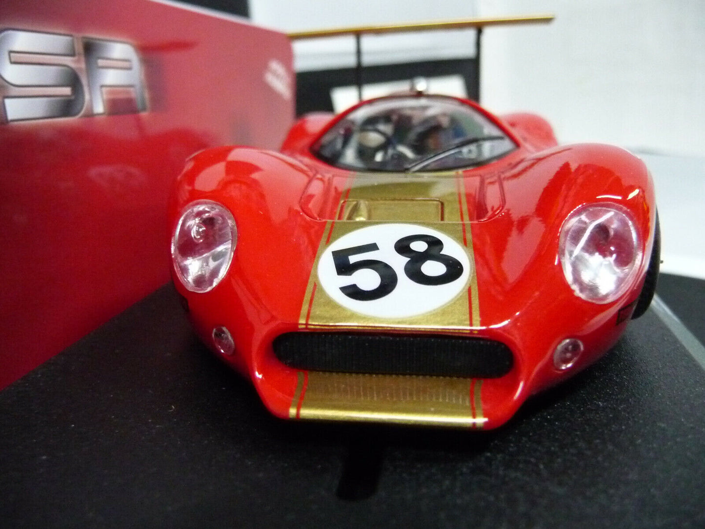 NSR -  1:32 1146SW P68 BOAC 500 A.Mann 1969 No.58 slot car also suits  scalex/carrera