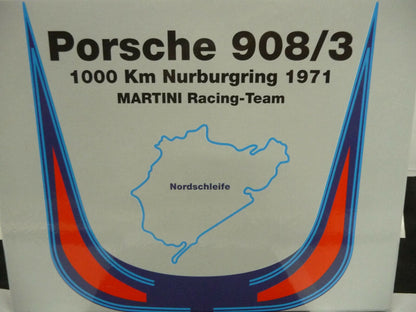 NSR -  1:32 SET10 Porsche 908/3 1000km Nurburgring 71 Martini slot car also suits  Scalex/Carrera