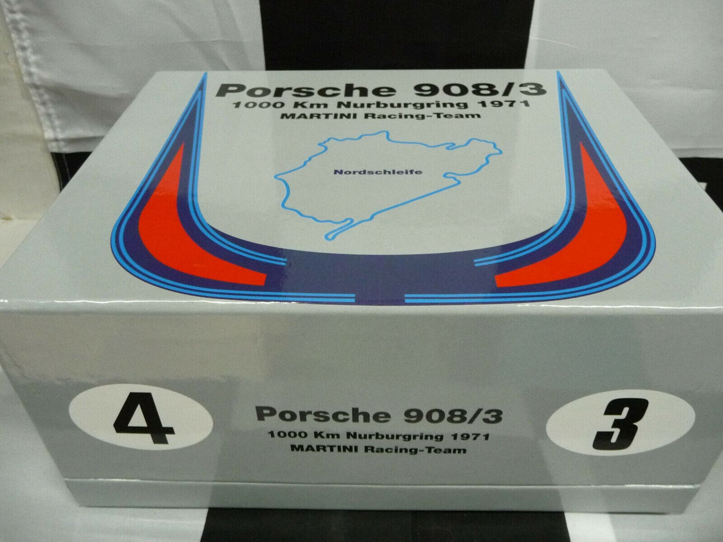 NSR -  1:32 SET10 Porsche 908/3 1000km Nurburgring 71 Martini slot car also suits  Scalex/Carrera