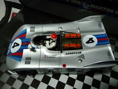 NSR -  1:32 SET10 Porsche 908/3 1000km Nurburgring 71 Martini slot car also suits  Scalex/Carrera
